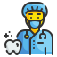 external dentist-health-professionals-avatars-wanicon-lineal-color-wanicon icon