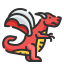 external dragon-fairytale-wanicon-lineal-color-wanicon icon