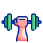 external dumbell-healthy-wanicon-lineal-color-wanicon icon