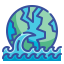 external earth-world-oceans-day-wanicon-lineal-color-wanicon icon