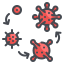 external evolution-virus-mutation-wanicon-lineal-color-wanicon icon