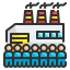 external factory-labour-day-wanicon-lineal-color-wanicon icon