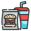 external fast-food-takeaway-wanicon-lineal-color-wanicon icon