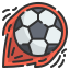 external football-ball-football-and-soccer-wanicon-lineal-color-wanicon icon
