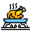 external fried-chicken-cooking-wanicon-lineal-color-wanicon icon