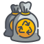 external garbage-bag-cleaning-wanicon-lineal-color-wanicon icon
