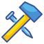 external hammer-labor-wanicon-lineal-color-wanicon icon