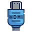 external hdmi-cable-computer-hardware-wanicon-lineal-color-wanicon icon