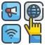 external internet-communication-wanicon-lineal-color-wanicon icon