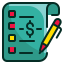 external invoice-shopping-and-store-wanicon-lineal-color-wanicon icon