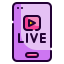 external live-live-and-streaming-wanicon-lineal-color-wanicon-1 icon