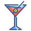 external martini-drink-wanicon-lineal-color-wanicon icon