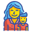 external mother-mothers-day-wanicon-lineal-color-wanicon icon