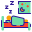 external sleep-lifestyle-wanicon-lineal-color-wanicon icon