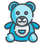 external teddy-bear-kindergarten-wanicon-lineal-color-wanicon icon