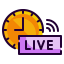 external time-live-and-streaming-wanicon-lineal-color-wanicon icon