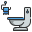 external toilet-furniture-and-household-wanicon-lineal-color-wanicon icon