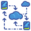 external transfer-cloud-technology-wanicon-lineal-color-wanicon icon