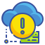 external warning-cloud-technology-wanicon-lineal-color-wanicon icon