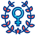 external award-womens-day-wanicon-lineal-color-wanicon icon