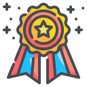 external badge-award-and-success-wanicon-lineal-color-wanicon icon