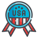external badge-independence-day-wanicon-lineal-color-wanicon icon