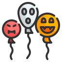 external balloon-halloween-decoration-wanicon-lineal-color-wanicon icon