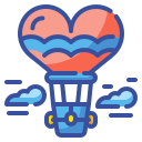 external balloon-love-wanicon-lineal-color-wanicon icon