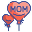 external balloon-mothers-day-wanicon-lineal-color-wanicon icon