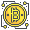 external bitcoin-digital-currency-wanicon-lineal-color-wanicon icon