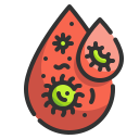 external blood-virus-transmission-wanicon-lineal-color-wanicon icon