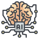 external brain-artificial-intelligence-wanicon-lineal-color-wanicon icon