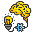 external brainstorm-design-thinking-wanicon-lineal-color-wanicon icon