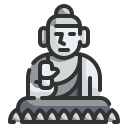 external buddha-china-wanicon-lineal-color-wanicon icon