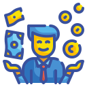 external businessman-currency-wanicon-lineal-color-wanicon icon