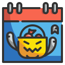 external calendar-halloween-wanicon-lineal-color-wanicon icon