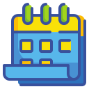external calendar-stationery-and-office-wanicon-lineal-color-wanicon icon