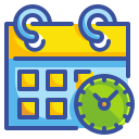 external calendar-user-interface-wanicon-lineal-color-wanicon icon