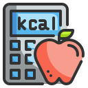 external calories-calculator-food-technology-wanicon-lineal-color-wanicon icon