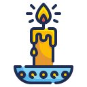external candle-diwali-wanicon-lineal-color-wanicon icon