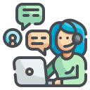 external chat-online-learning-wanicon-lineal-color-wanicon icon