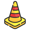 external cone-labour-day-wanicon-lineal-color-wanicon icon