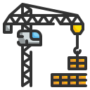 external crane-construction-wanicon-lineal-color-wanicon icon