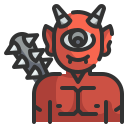 external cyclops-halloween-costume-avatar-wanicon-lineal-color-wanicon icon