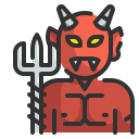 external devil-halloween-costume-avatar-wanicon-lineal-color-wanicon icon