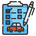 external document-car-service-wanicon-lineal-color-wanicon icon