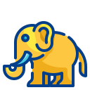 external elephant-nature-wanicon-lineal-color-wanicon icon