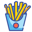 external french-fries-birthday-and-party-wanicon-lineal-color-wanicon icon