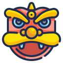 external lion-chinese-new-year-wanicon-lineal-color-wanicon icon