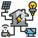 external smart-house-smart-home-wanicon-lineal-color-wanicon icon